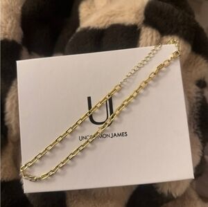 Uncommon James Gold Linked Up Paperclip Chain Necklace